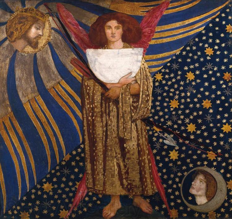 Dante Gabriel Rossetti Dantis Amor (mk28)